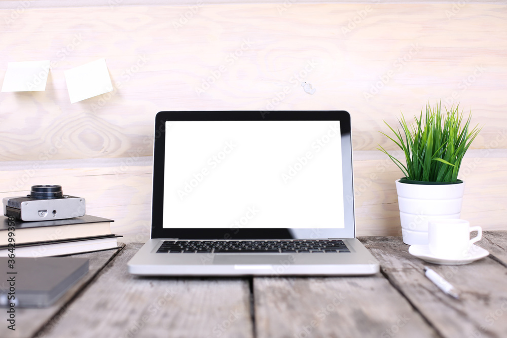 Comfortable workplace with modern desktop computer. Comfortable workplace with modern desktop computer.