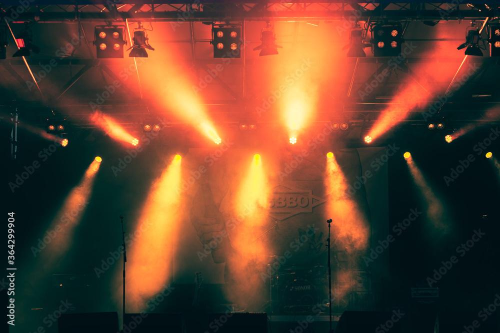 concert stage lights