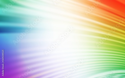 Light Multicolor vector backdrop with bent lines. A circumflex abstract illustration with gradient. A new texture for your ad, booklets, leaflets.