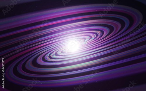 Dark Purple vector template with space stars. Modern abstract illustration with Big Dipper stars. Template for cosmic backgrounds.