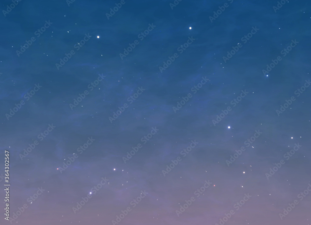 Night black sky with stars, 3d render Night black sky with stars, 3d render