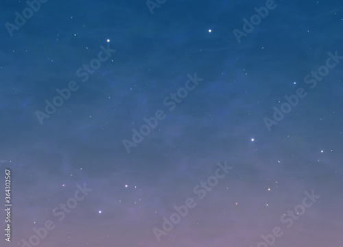 Fototapeta Naklejka Na Ścianę i Meble -  Night black sky with stars, 3d render