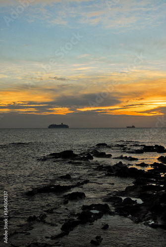 Sunset at La Rambla  Montevideo