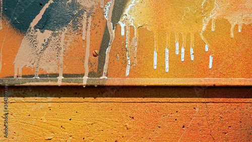 graffiti on the wall