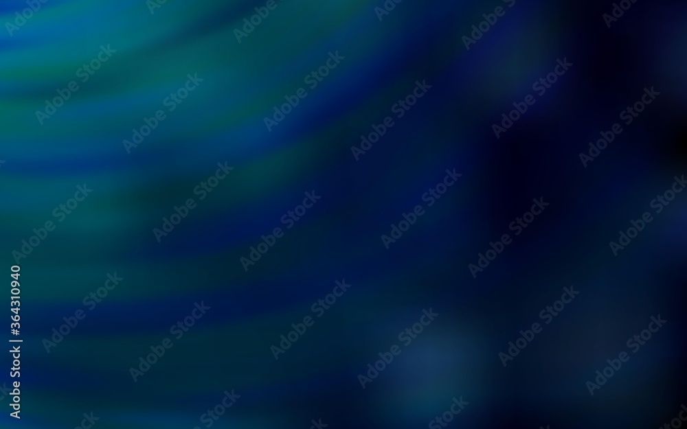 Fototapeta premium Szablon wektor ciemny niebieski z wygiętymi liniami. Daszkiem streszczenie ilustracji z gradientem. Całkowicie nowy szablon do Twojego projektu.
