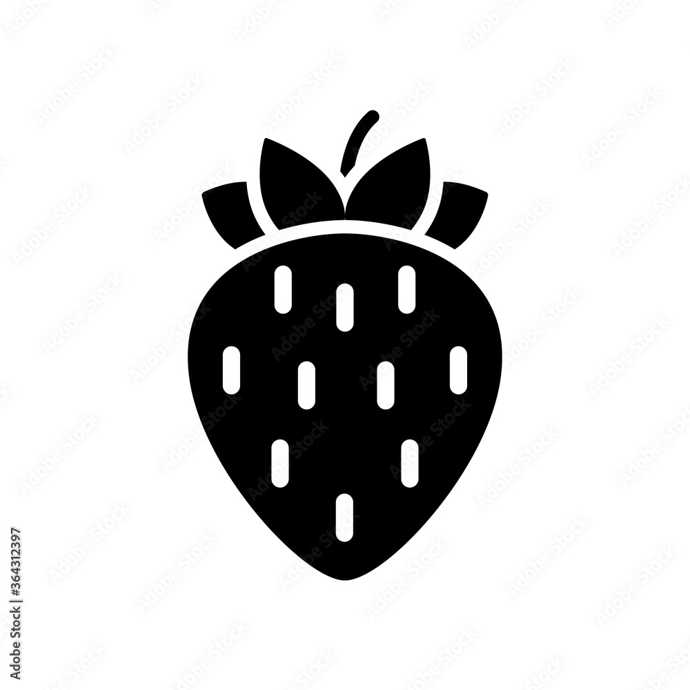 strawberry icon vector illustration design strawberry icon vector illustration design