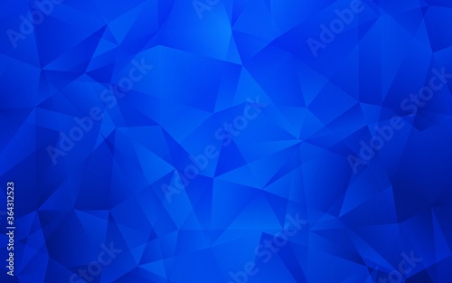 Light BLUE vector abstract polygonal pattern. A sample with polygonal shapes. A completely new design for your leaflet.