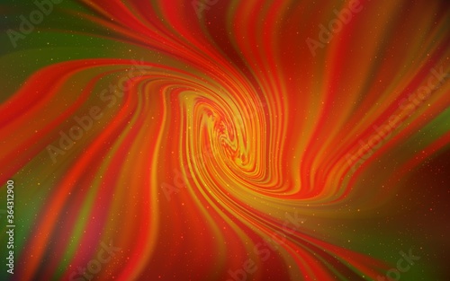Dark Orange vector texture with milky way stars. Blurred decorative design in simple style with galaxy stars. Pattern for astronomy websites.