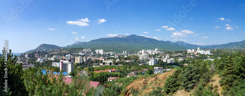 panorama of Alushta with a view of the Roman Kosh 10 © kirillk