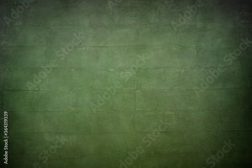  old green bricks wall texture or background