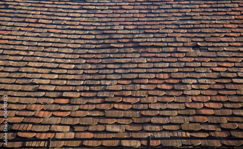 texture of the roof tile