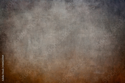  grunge background on canvas texture with gradient natural colors