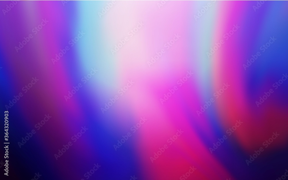 Light Purple, Pink vector abstract blurred background. Glitter abstract illustration with gradient design. Background for designs.