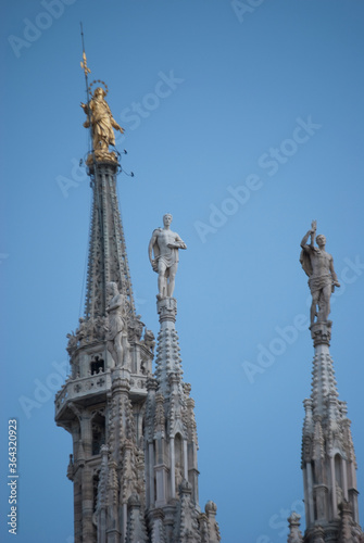   main spire of Milan cathedral © arch.miola