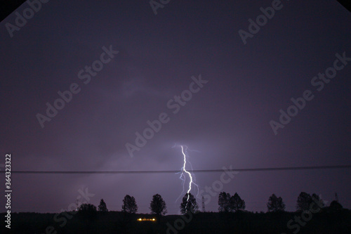 Burza w Kowalewie gm. Szemud photo