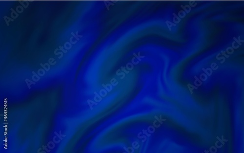 Dark BLUE vector glossy abstract background. New colored illustration in blur style with gradient. Blurred design for your web site.