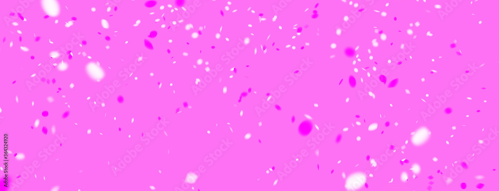 Illustration, festive and colorful pink banner with confetti pattern. Love, concepts Illustration, festive and colorful pink banner with confetti pattern. Love, concepts