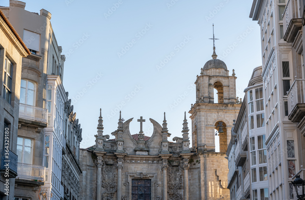 Fototapeta premium Catedral de Ourense y alrededores