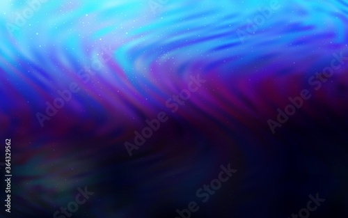 Dark Pink, Blue vector texture with milky way stars. Blurred decorative design in simple style with galaxy stars. Pattern for futuristic ad, booklets.