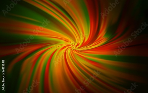 Dark Orange vector blurred shine abstract background. A completely new colored illustration in blur style. New style design for your brand book.
