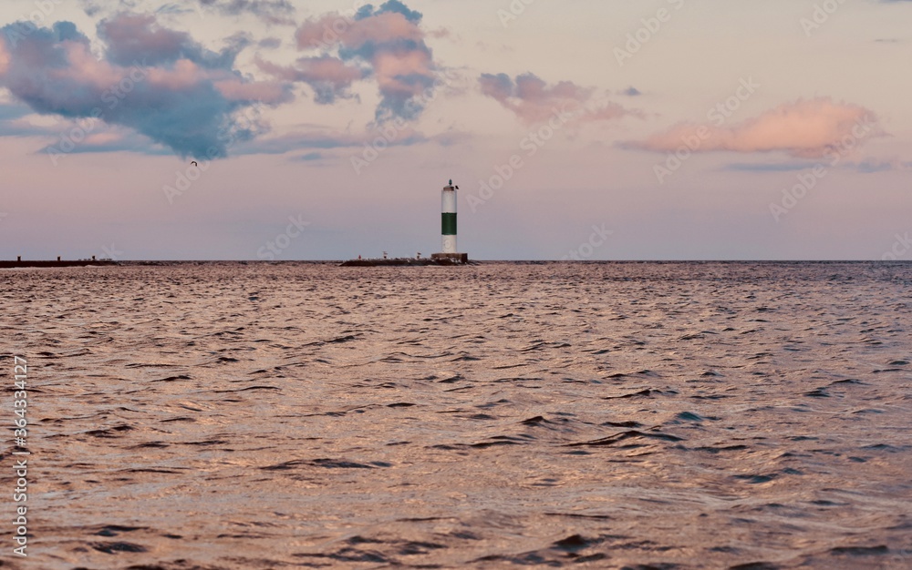 Fototapeta premium Sunset reflection
