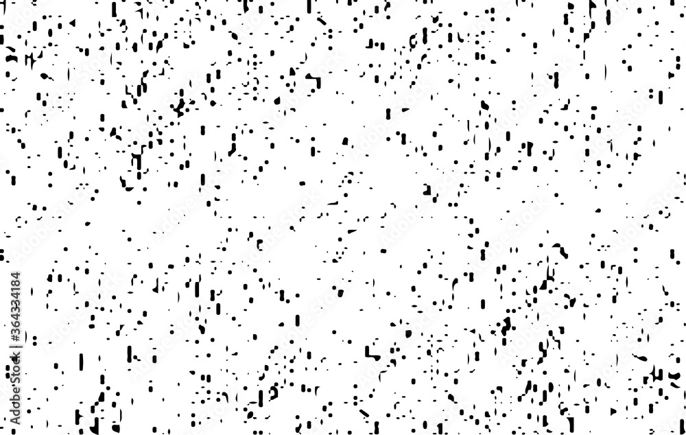 Rough black and white texture vector. Distressed overlay texture. Grunge background. Abstract textured effect. Vector Illustration. Black isolated on white background. EPS10