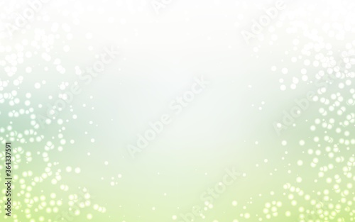 Light Green vector texture with milky way stars. Shining colored illustration with bright astronomical stars. Template for cosmic backgrounds.