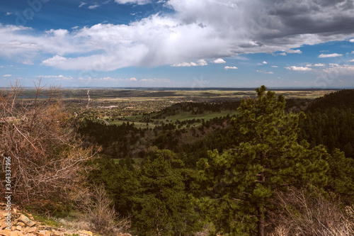 Breathtaking look at the horizon, city of Boulder Colorado USA. ©   B3N3 Photography