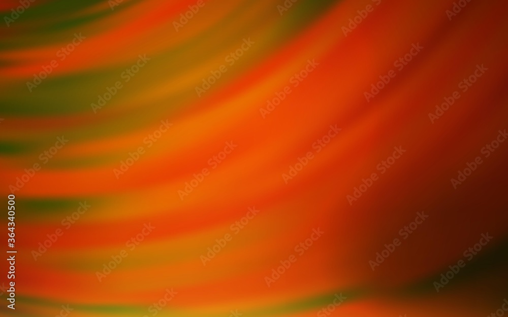 Dark Orange vector texture with wry lines. Shining colorful illustration in simple style. Abstract style for your business design.