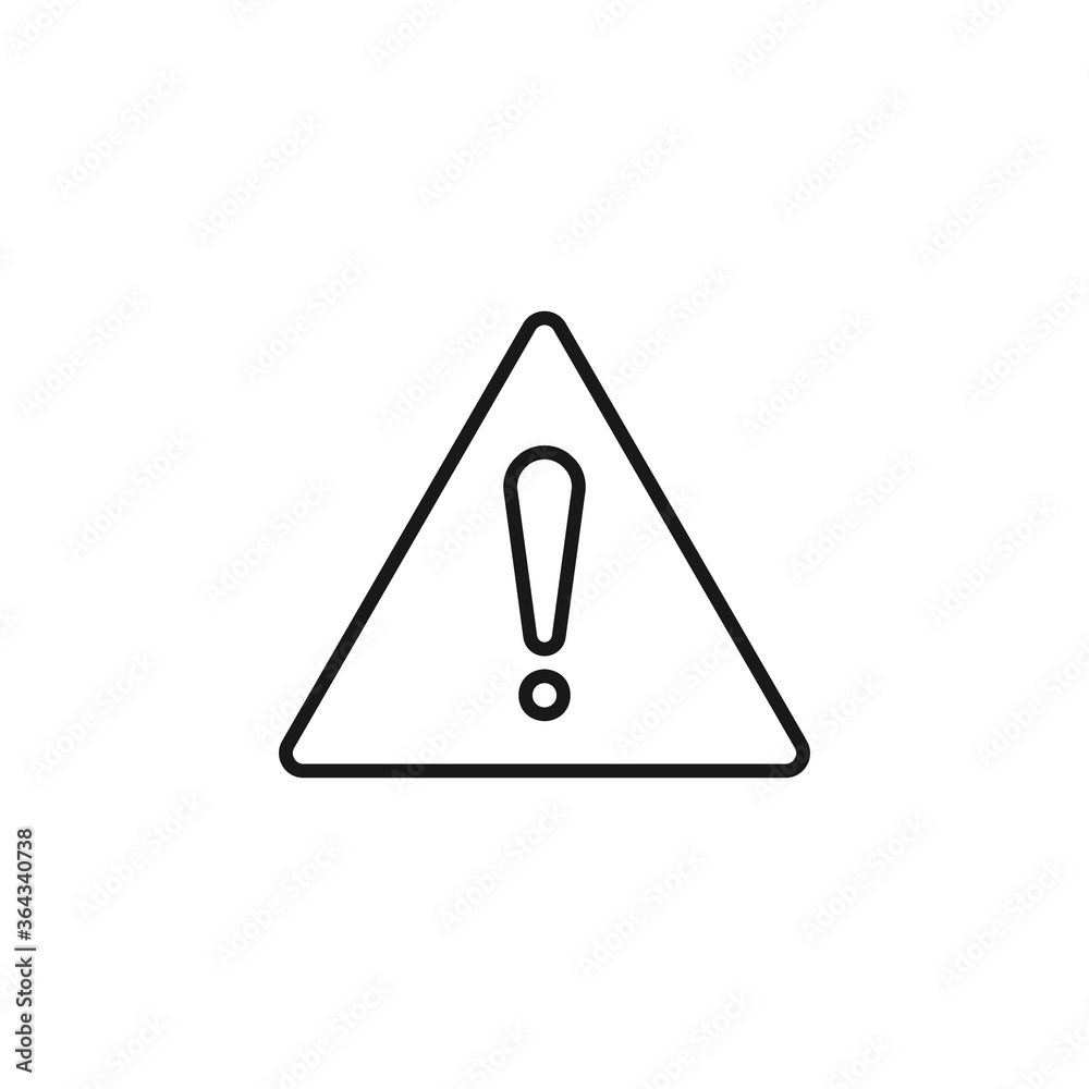 Exclamation mark icon vector design Exclamation mark icon vector design