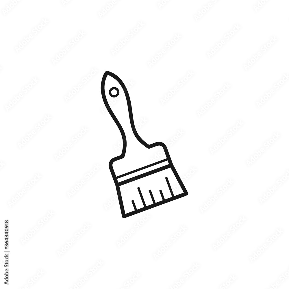 Paint brush icon vector illustration