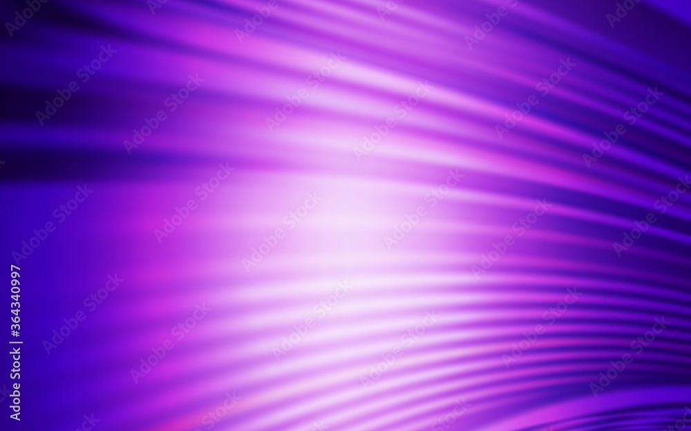 Fototapeta premium Light Purple, Pink vector backdrop with curved lines. A completely new colorful illustration in simple style. Elegant pattern for a brand book.