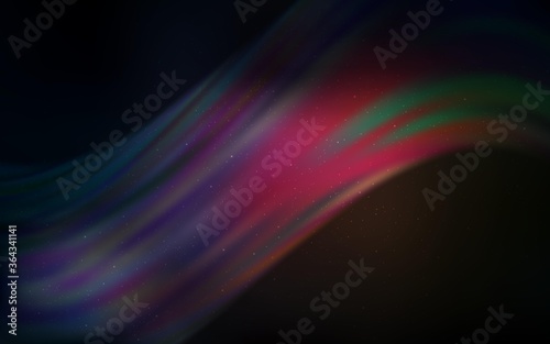 Dark Pink, Yellow vector template with space stars. Modern abstract illustration with Big Dipper stars. Pattern for astronomy websites.
