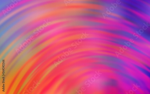Light Pink, Yellow vector template with bent lines. A circumflex abstract illustration with gradient. Abstract design for your web site.