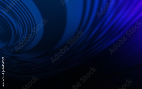Dark BLUE vector texture with wry lines. A sample with colorful lines, shapes. Pattern for your business design.