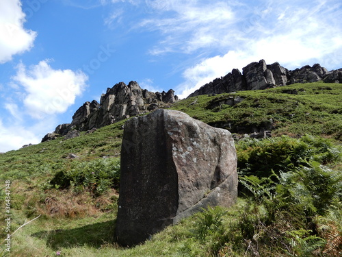 rocks and sky