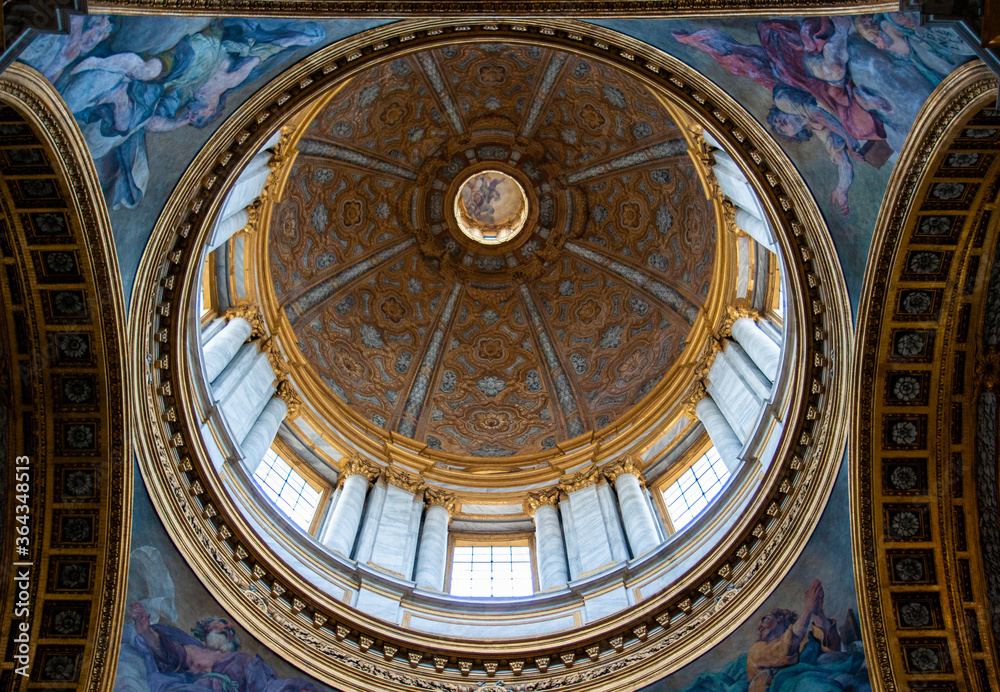 Inside a Church Under the Dome