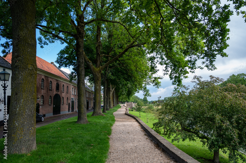 Views of little ancient town with big history Buren, Gelderland, Netherlands