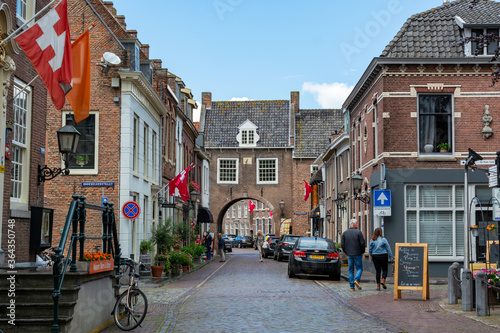 July 11, 2020, Buren, Gelderland, Netherlands. Views of little ancient town with big history. photo