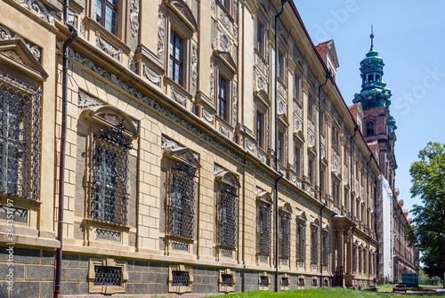 Obraz na płótnie Lubiąż ściana frontowa w salonie
