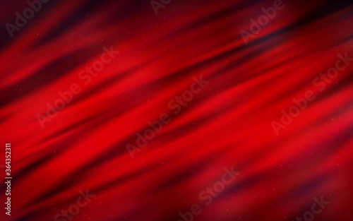 Dark Red vector template with space stars. Space stars on blurred abstract background with gradient. Pattern for futuristic ad, booklets.