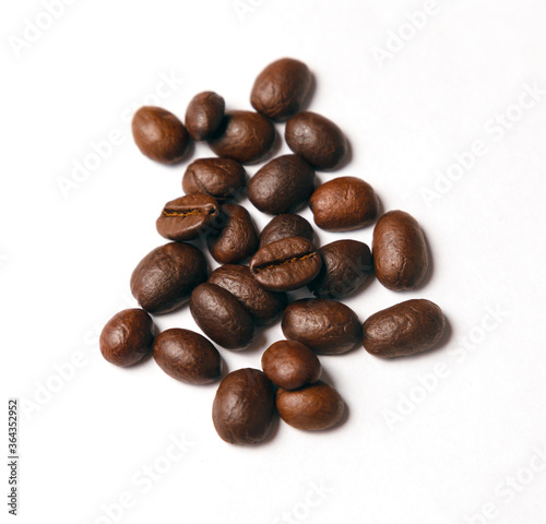 coffee beans on a white background