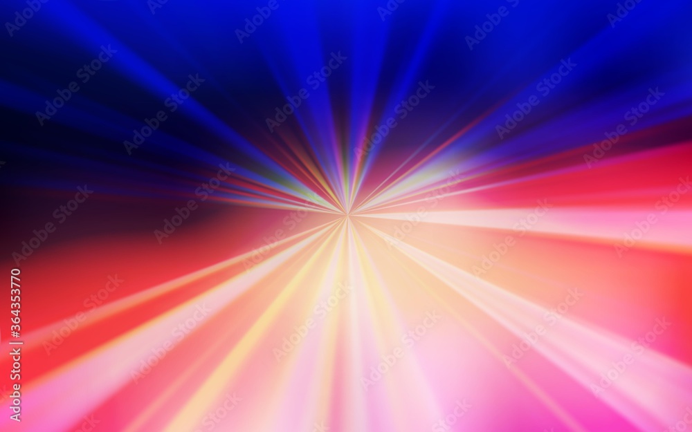 Light Blue, Red vector blurred shine abstract background. A completely new colored illustration in blur style. Elegant background for a brand book.