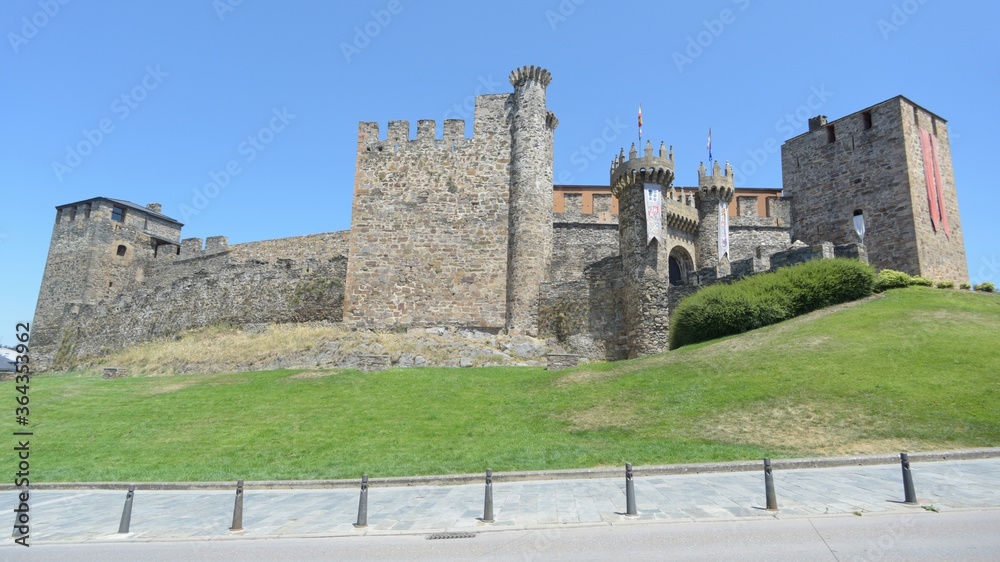 Castle of the Knights Templar, Ponferrada, Spain.