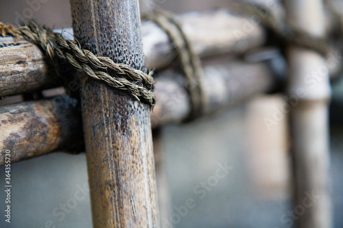 Wooden bamboo fence © moodboard