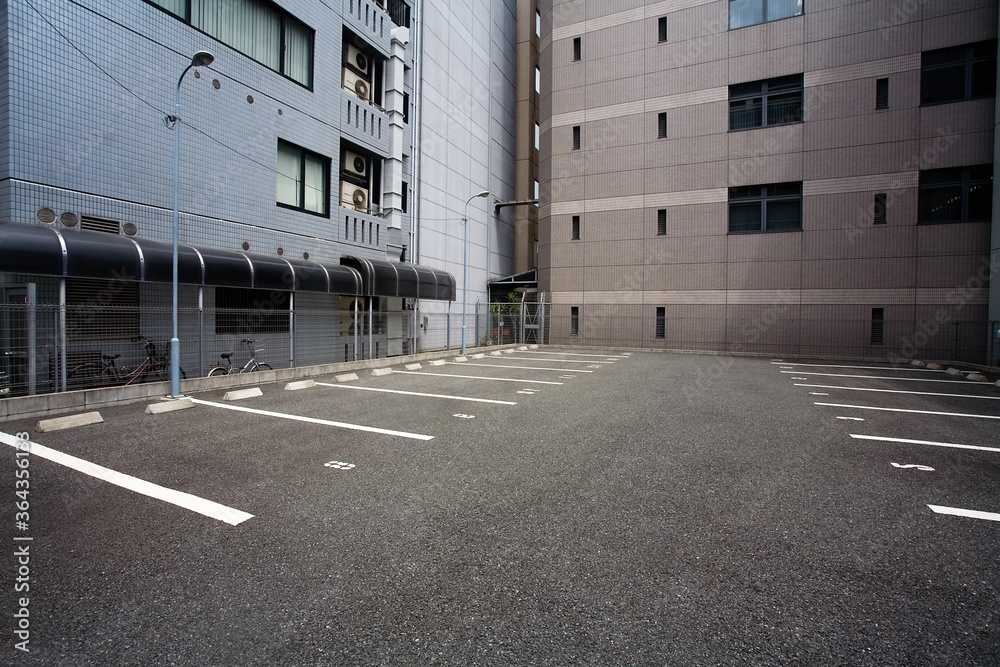 custom made wallpaper toronto digitalEmpty parking lot