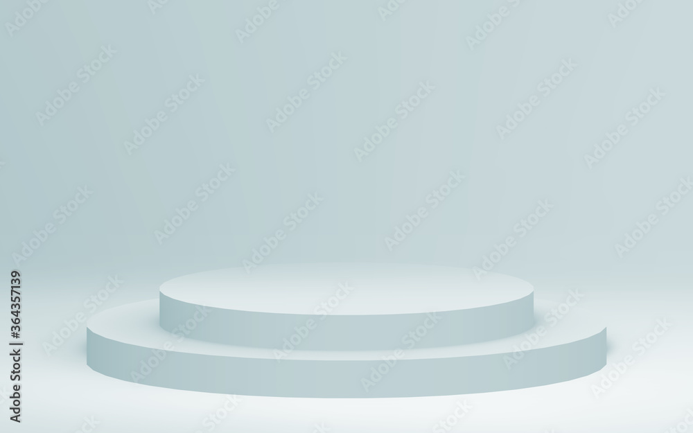 3d gray white bright cylinder podium minimal studio background. Abstract 3d geometric shape object illustration render. 3d gray white bright cylinder podium minimal studio background. Abstract 3d geometric shape object illustration render.