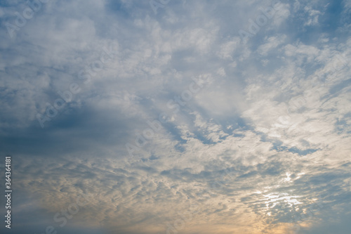 Skyscape of early morning clouds © aminkorea