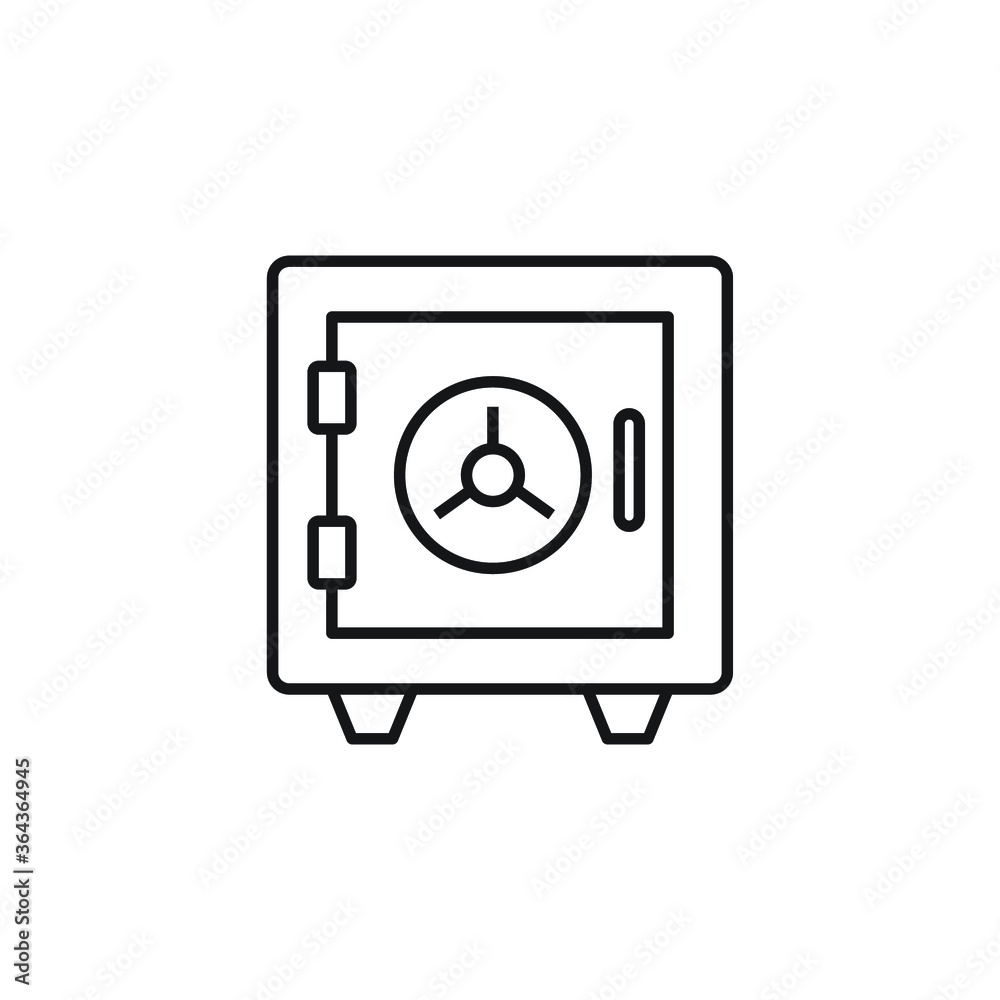 money safe icon vector money safe icon vector