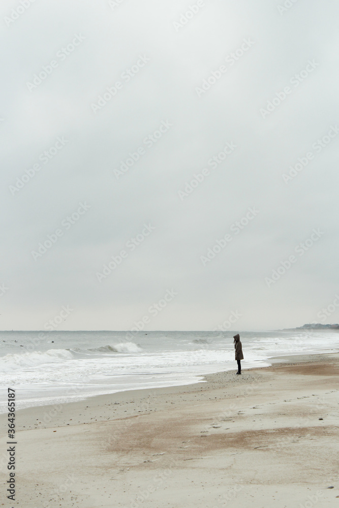 Gloomy winter day at a beautiful beach in Florida Gloomy winter day at a beautiful beach in Florida